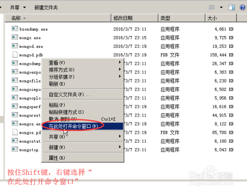 图解通过命令进行MongoDB数据库的备份和还原